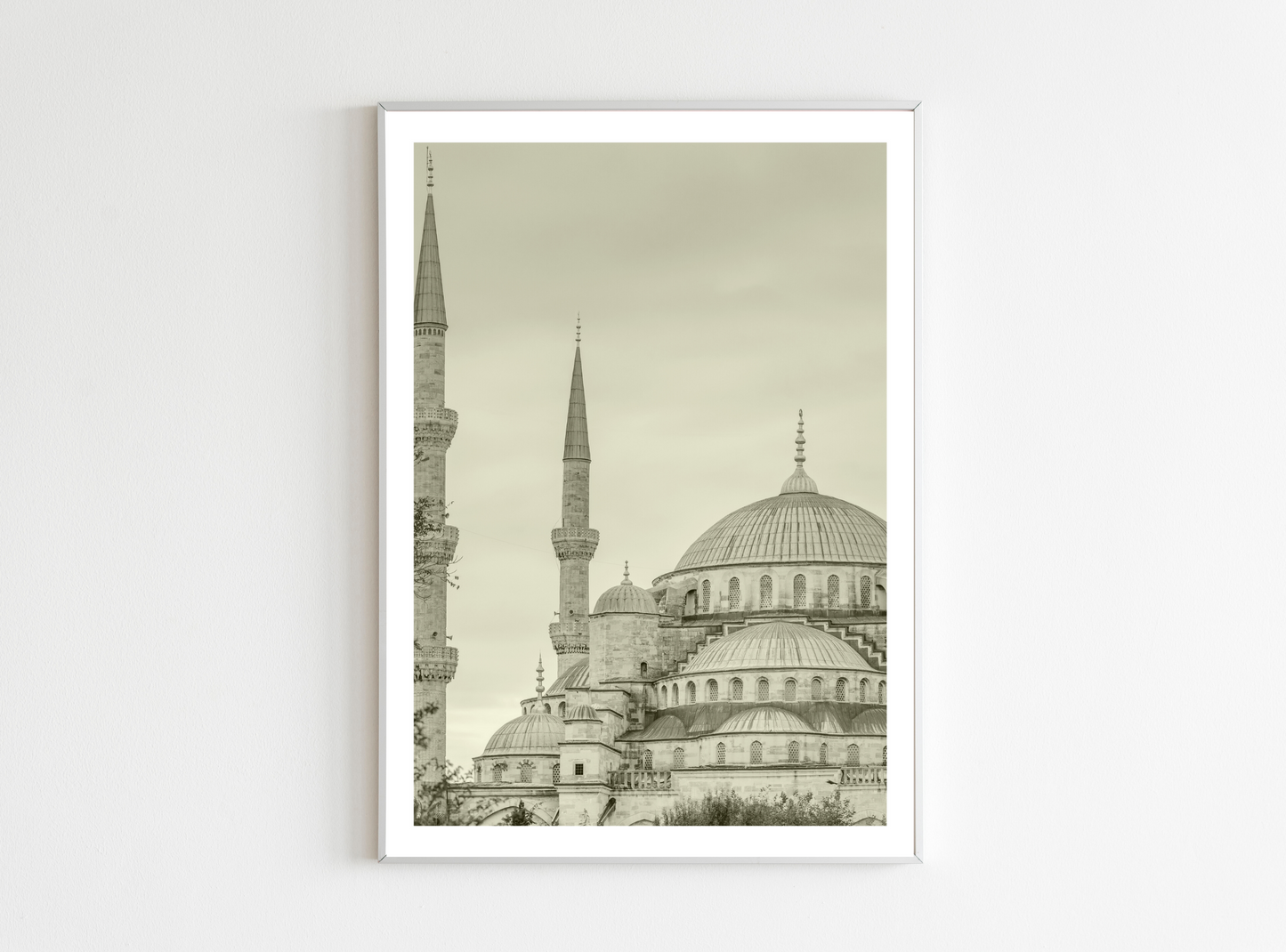 blue mosque poster