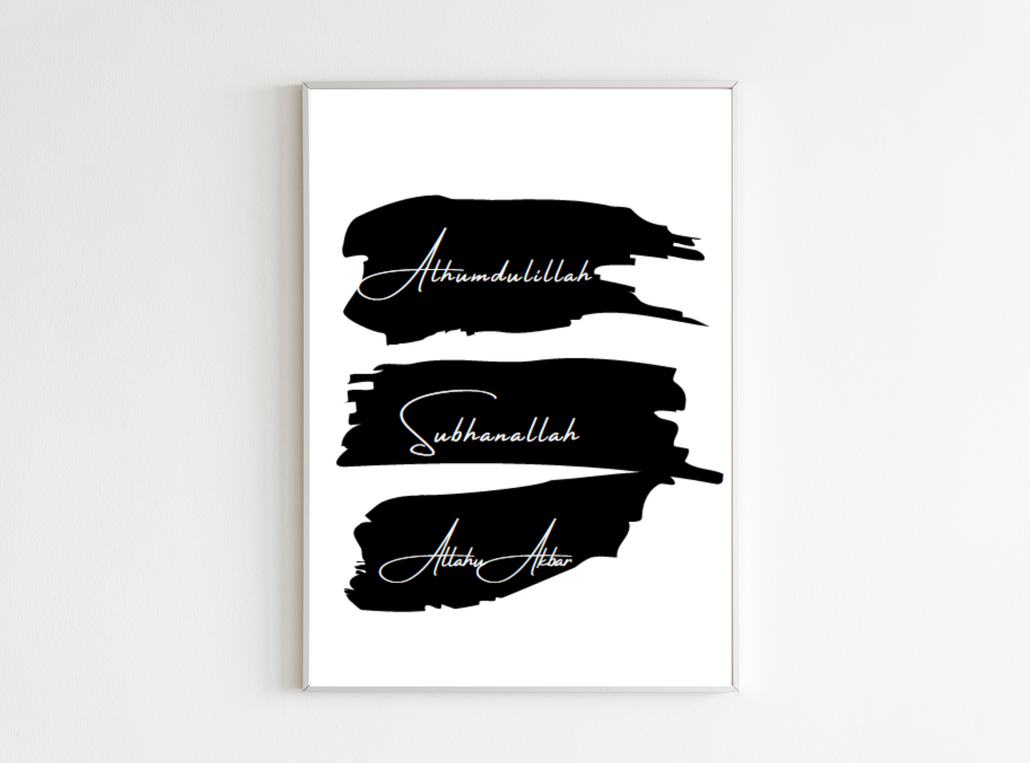 Grey tasbeeh poster