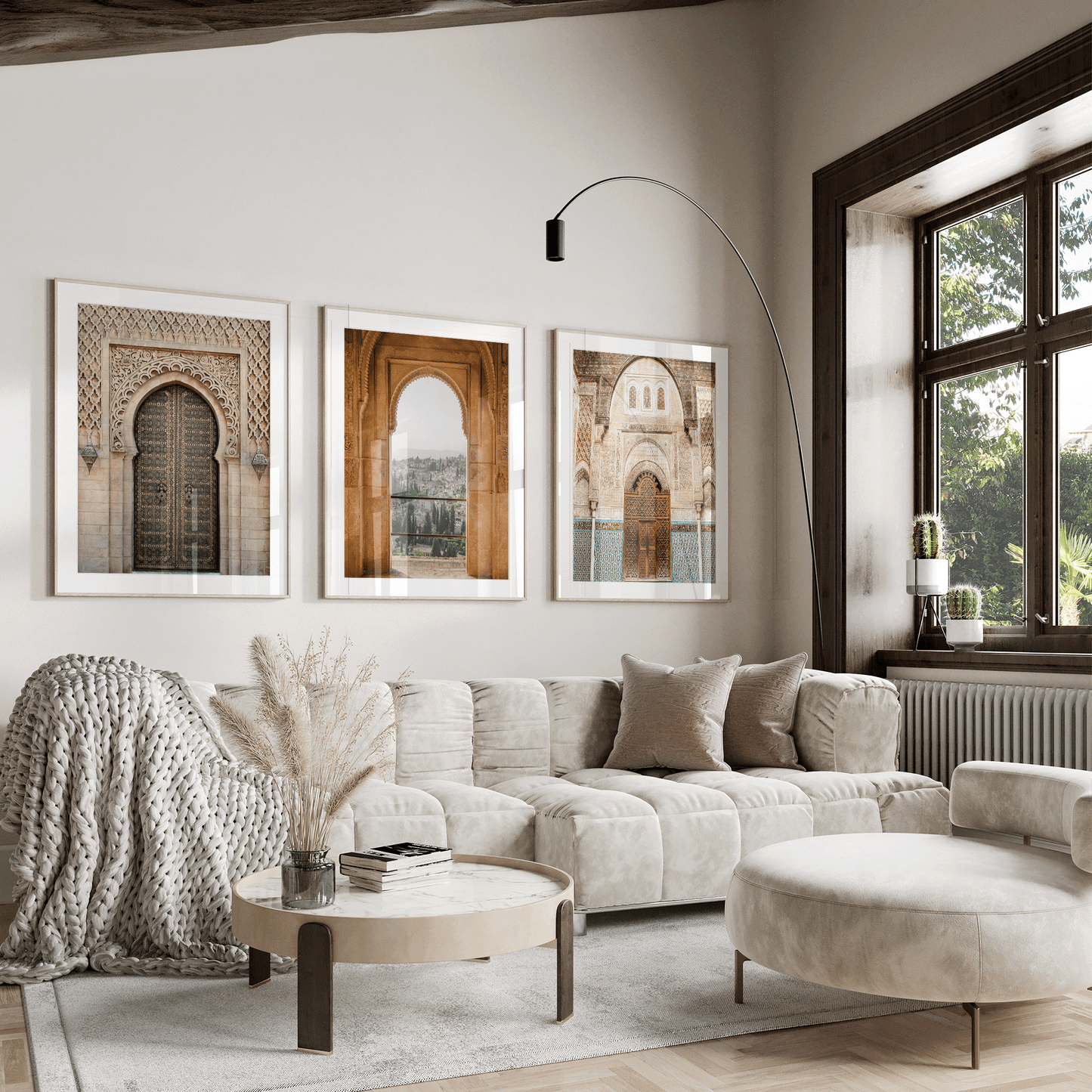 set of Moroccan door posters