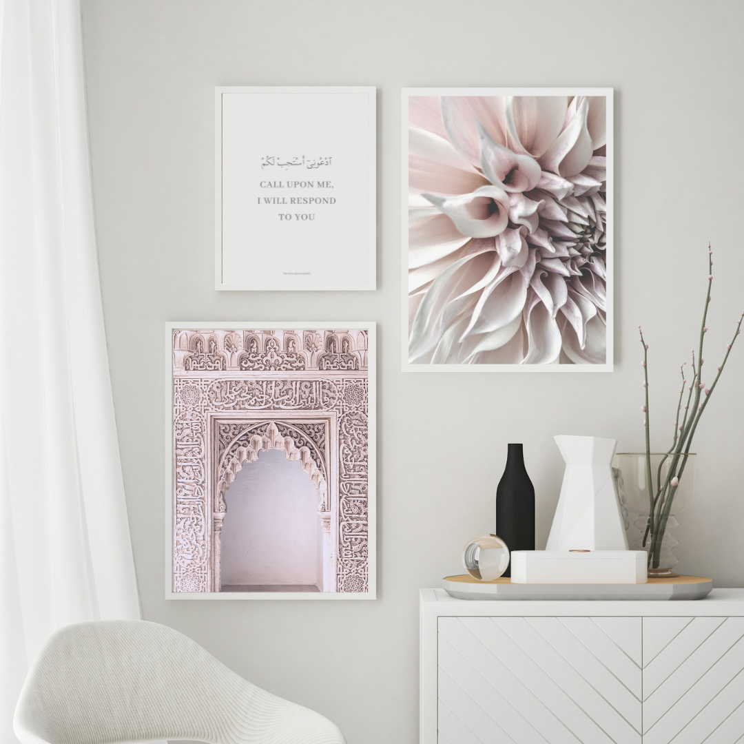 Pink islamic poster