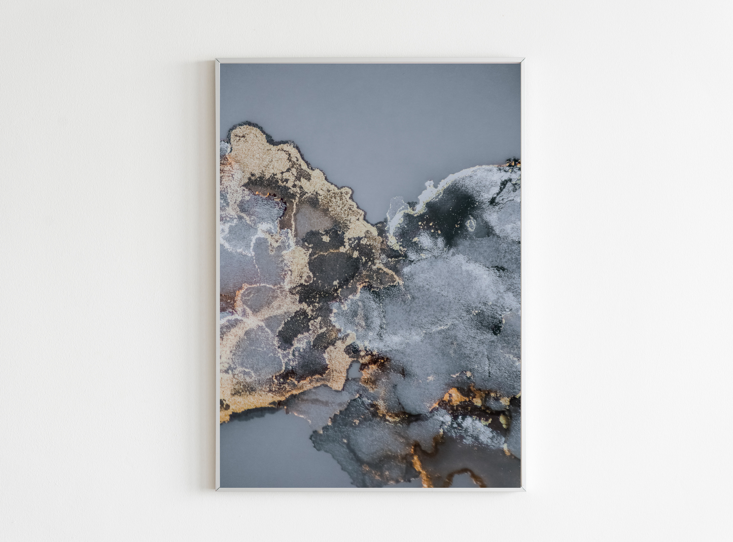 Alcohol ink abstract poster