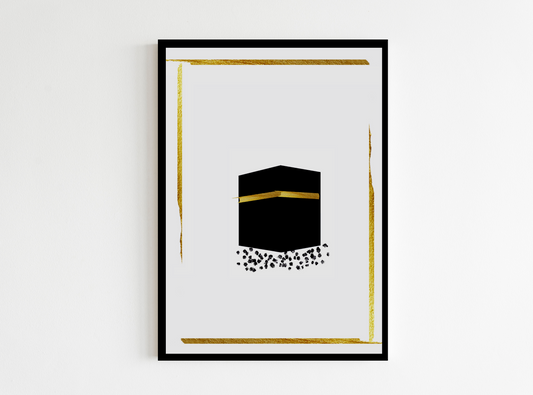 Kaaba modern wall art poster