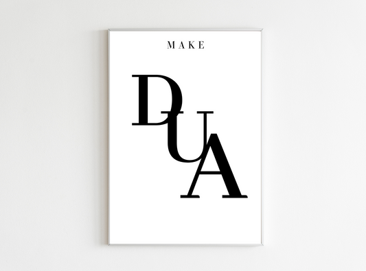 make dua poster