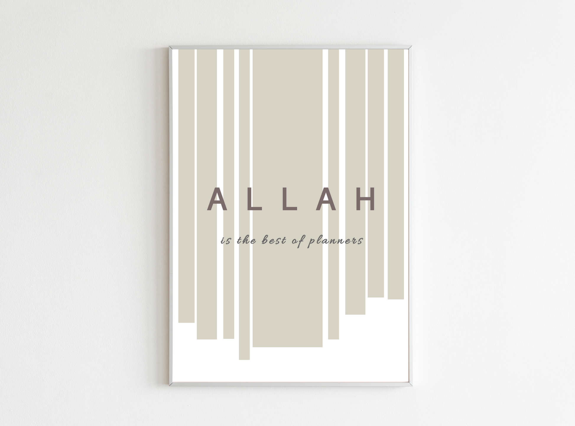 beige Allah islamic art